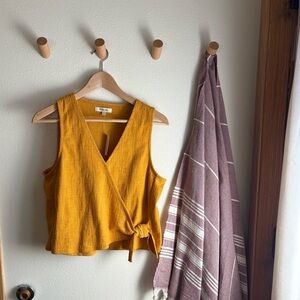 Madewell Golden Wrap Blouse